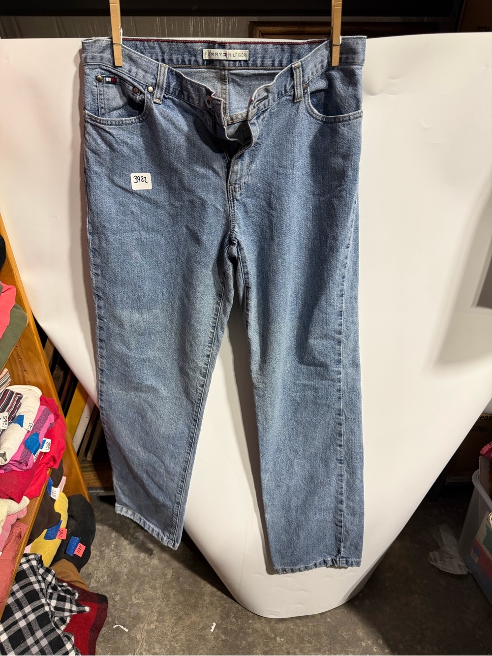 #3982-Tommy Hilfiger Light Blue Skinny Jeans